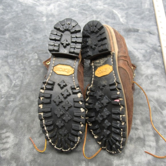 Georgia Logger Boots Mens 8.5? Brown Suede Leather Ankle Lace Up Work‎ Outdoor main image 7